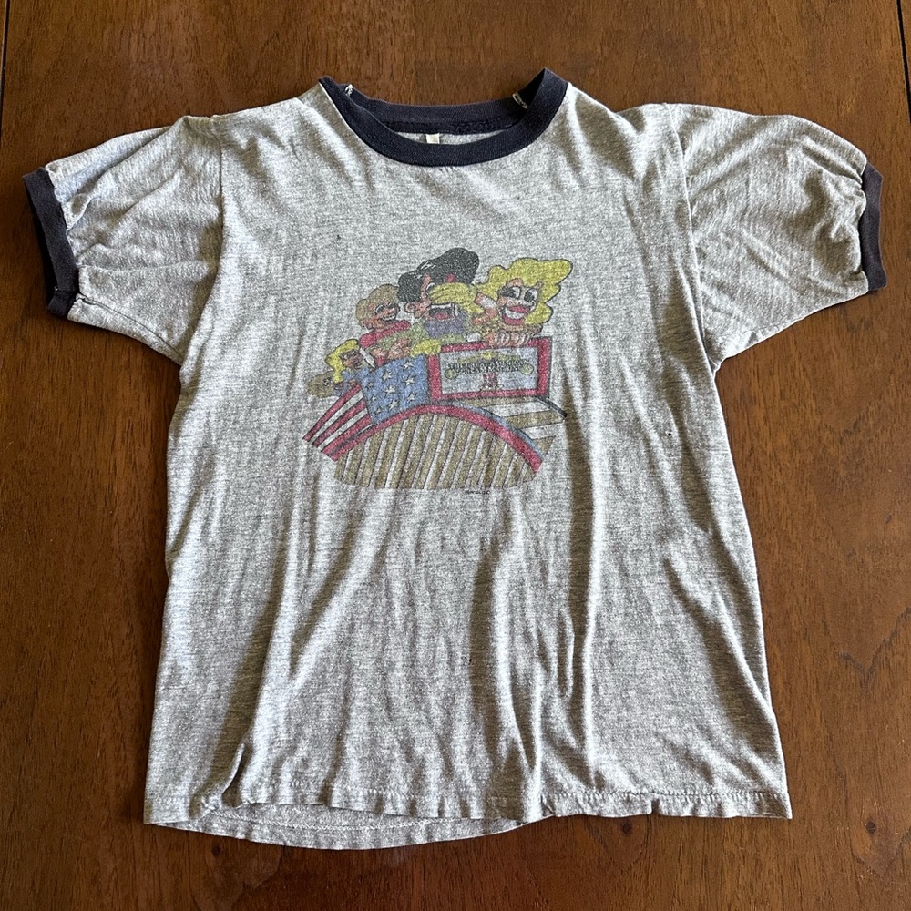 70s Ringer T-shirt Six Flags Over Georgia